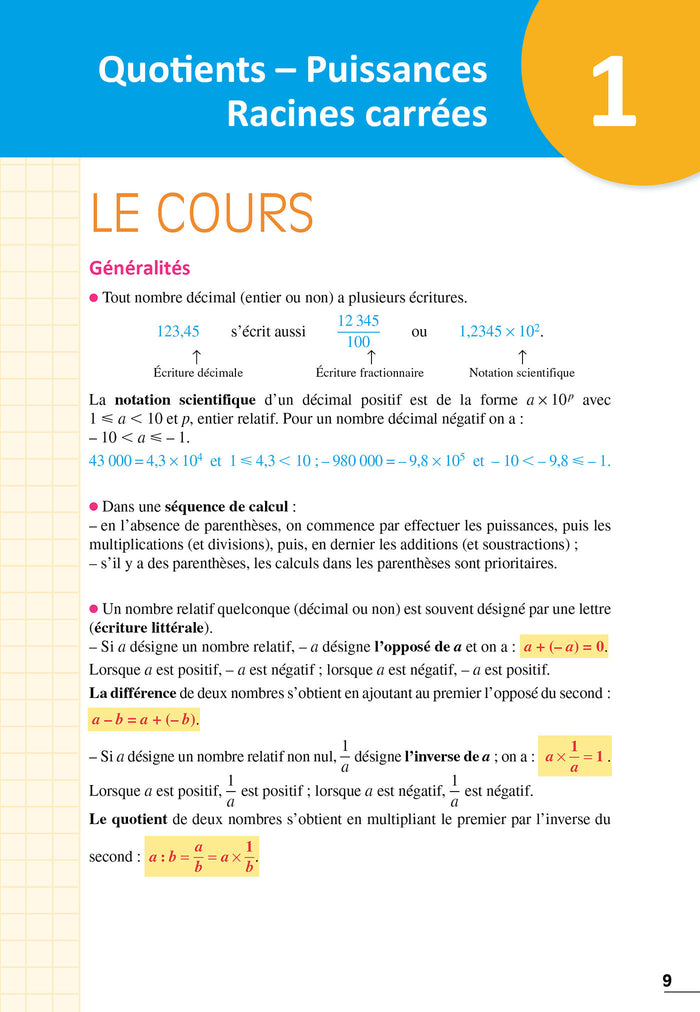 Exos résolus - Maths 3e