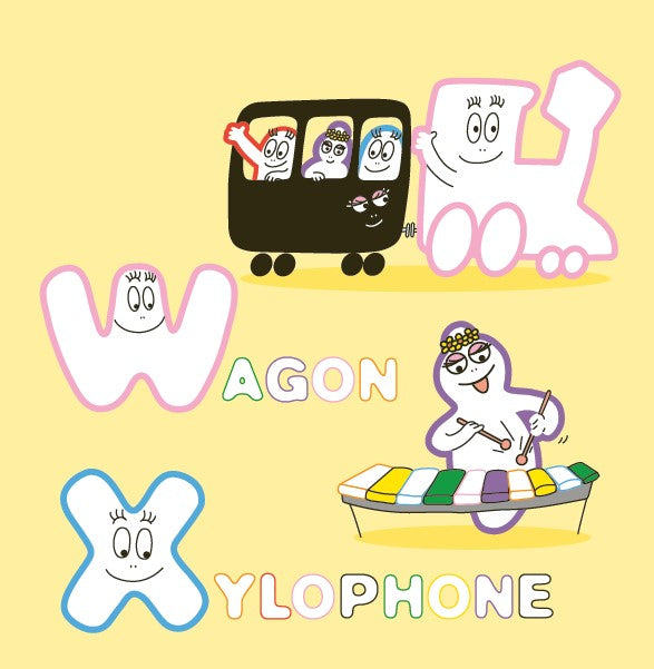 Barbapapa - Je colorie sans dépasser - L'alphabet