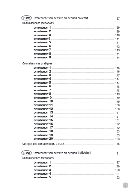 110 entraînements - CAP Accompagnant éducatif petite enfance