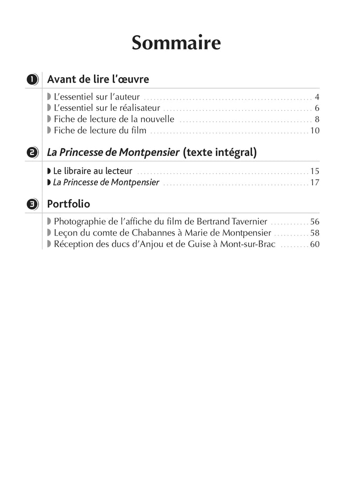 Bibliolycée - La Princesse de Montpensier, Madame de Lafayette