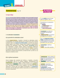 Français 1re - Mon BAC facile - Epreuve finale