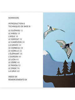 Animaux sauvages en origami