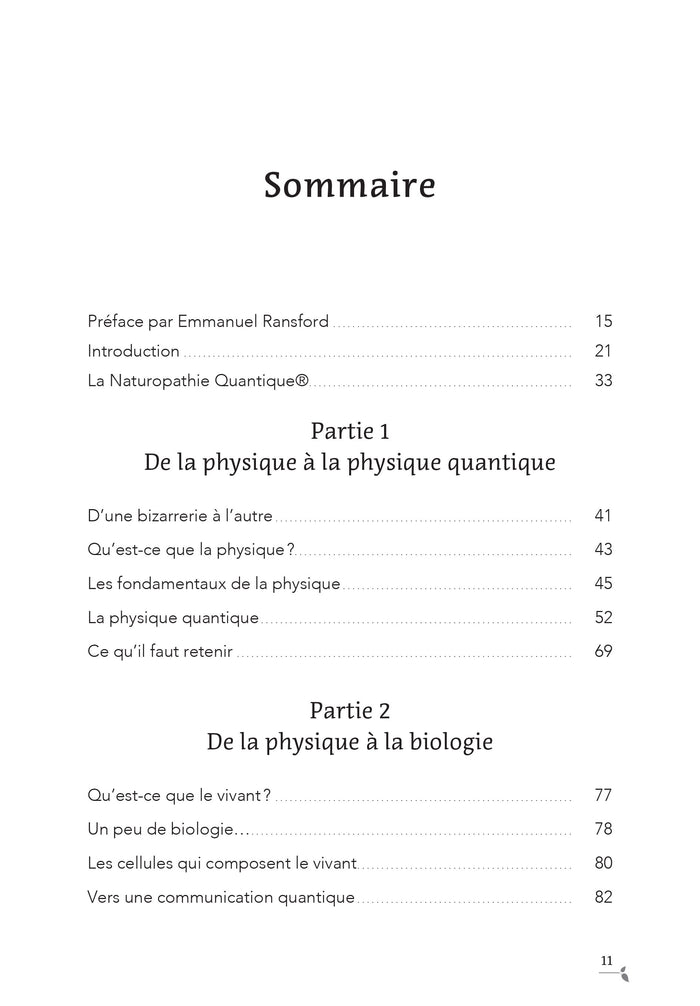 Naturopathie Quantique