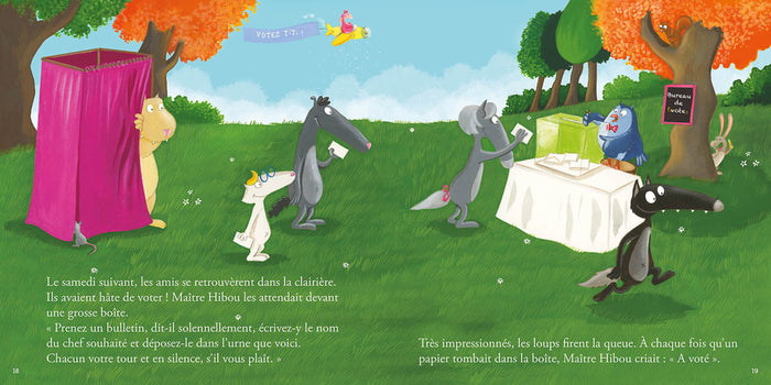 Le loup qui devenait chef de la forêt