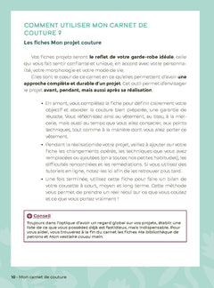 Mon carnet de couture