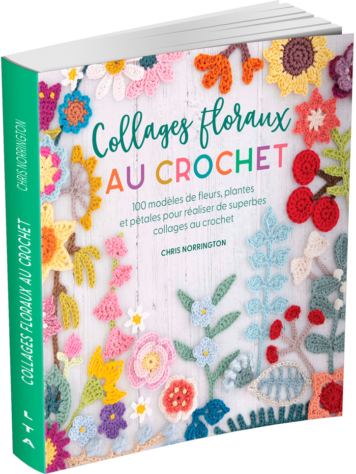 Collages floraux au crochet
