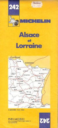 Carte routière : Alsace et Lorraine