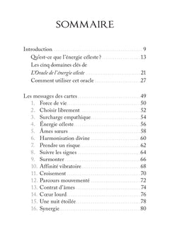 Oracle de l'énergie céleste