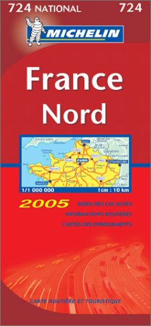 CARTE ROUTIERE 724 FRANCE NORD 2005