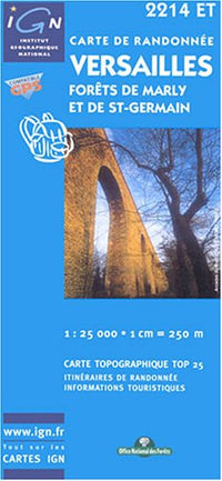 Carte de randonnée : Versailles - Forêt de Marly et de St-Germain