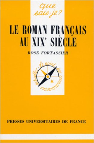 Le roman français au XIXe siècle