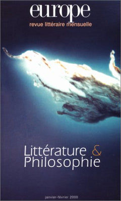 Europe, littérature, philosophie, numéros 849 et 850
