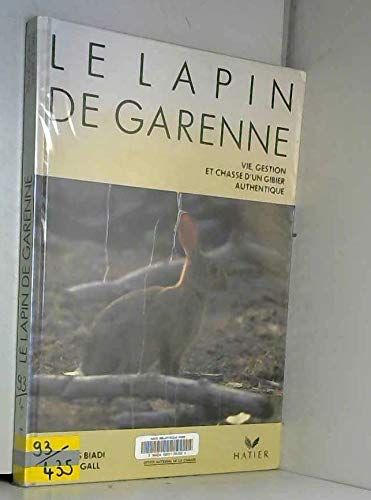 Le lapin de garenne