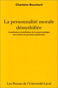PERSONNALITE MORALE DEMYTHIFIEE
