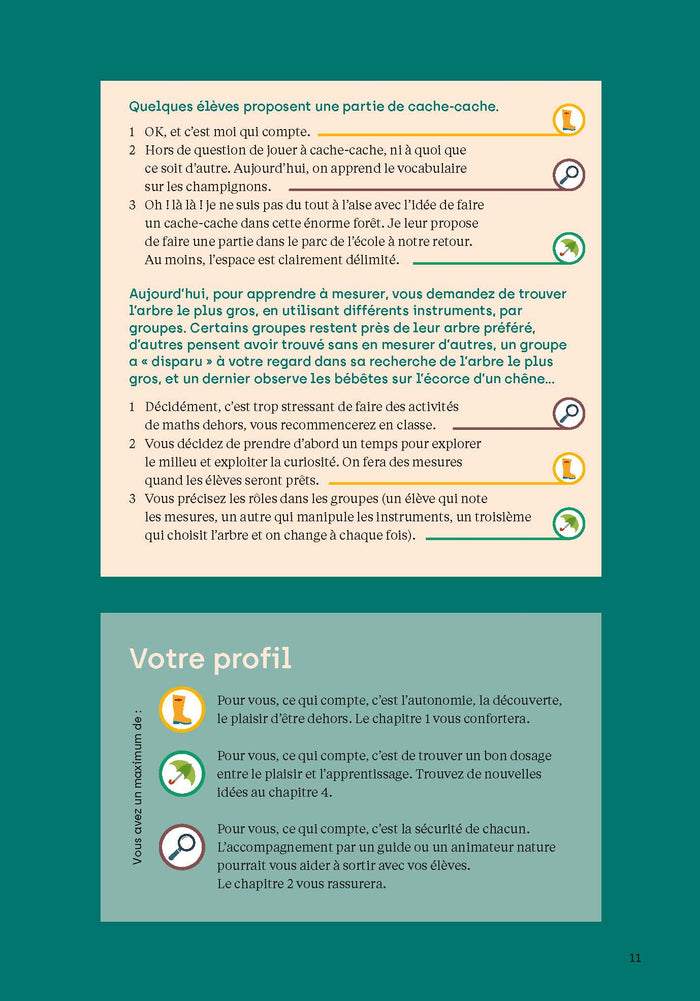 Faire classe dehors - Maternelle et élémentaire