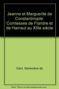 Jeanne et Marguerite de Constantinople