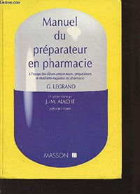 Manuel du préparateur en pharmacie