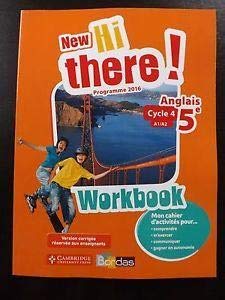 New Hi There! Programme 2016 Anglais 5e Workbook version corrigée reservée aux enseignants