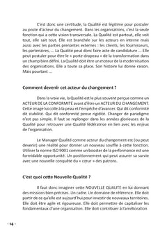 Moi manager qualité : acteur du changement !