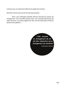 Moi manager qualité : acteur du changement !