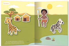 250 autocollants autour du monde