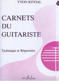 CARNETS DU GUITARISTE VOL.4 --- GUITARE