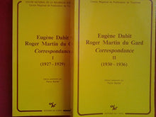 Eugène Dabit - Roger Martin du Gard - 1