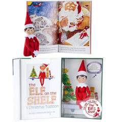 The Elf on the Shelf: A Christmas Tradition (blue-eyed boy scout elf)