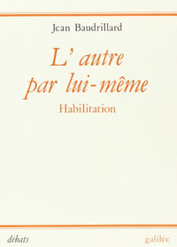 L'autre par lui-même (habilitation)