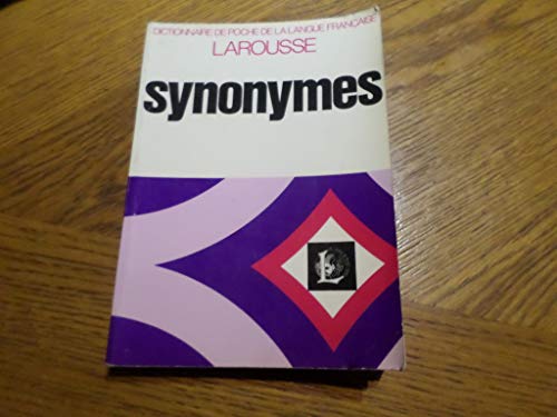 Dictionnaire des synonymes