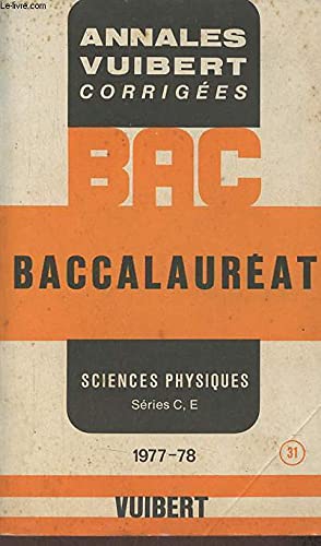 Bac Science physiques 1977-1978