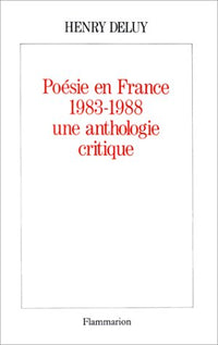 Poésie en France 1983-1988