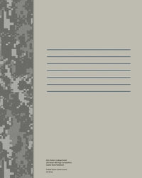 ACU Pattern College Ruled 150 Sheet 300 Page Composition Leader Book Notebook
