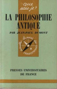 Philosophie antique (la)