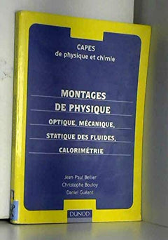 CAPES de physique et chimie : montages de physique, optique, mécanique