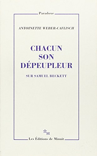 Chacun son dépeupleur, sur Samuel Beckett
