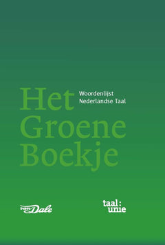 Het Groene Boekje: woordenlijst Nederlandse taal