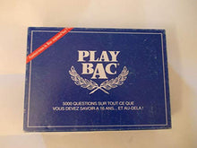 Jeu play bac