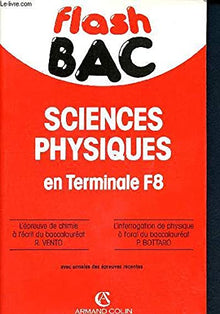 Sciences physiques en terminale F8...
