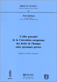L'effet potentiel de la Convention européenne des droits de l'homme entre personne