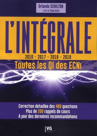 L INTÉGRALE TOUTES LES QI DES ECNi  2016 à 2019