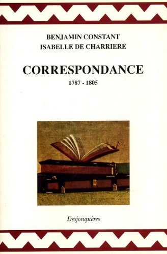 CORRESPONDANCE 1787-1805