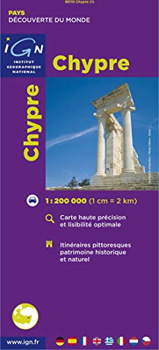 Carte routière : Chypre