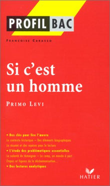Profil - Levi (Primo) : Si c'est un homme