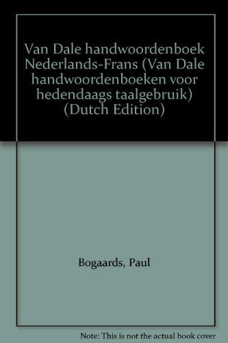 Van Dale handwoordenboek Frans-Nederlands
