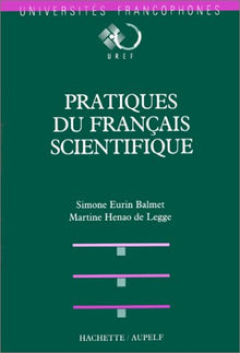 Pratique du français scientifique