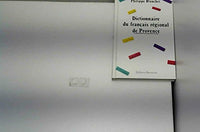 Dictionnaire du français régional de Provence