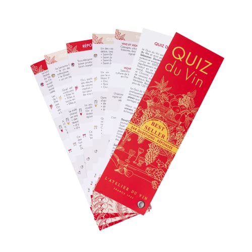 L’ATELIER DU VIN – Quiz du Vin – 264 Questions Réponses – Devenez Incollable sur le Vin !