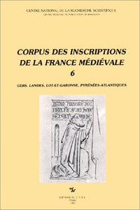 Corpus des inscriptions de la France médiévale 06