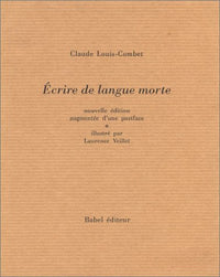 Ecrire de langue morte